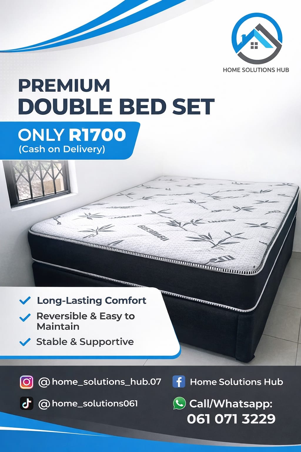 Premium Double Bed Set