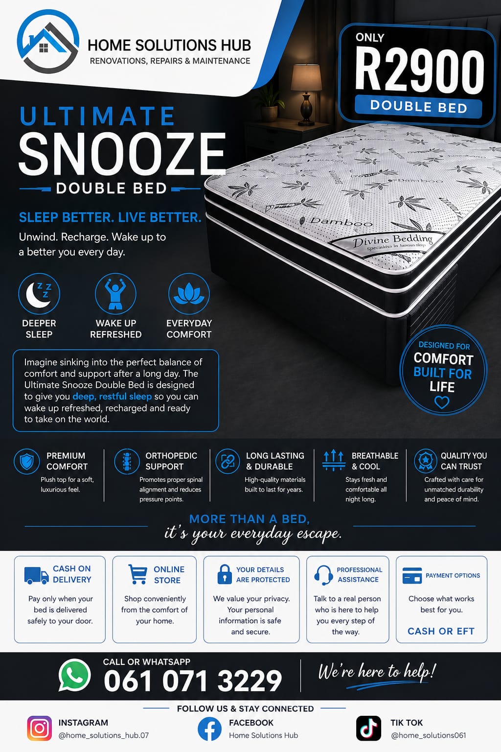 Ultimate Snooze Double Bed